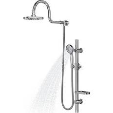 Manual Shower Sets Pulse ShowerSpas Aquarain (1019-CH) Silver