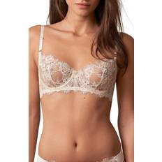 Skarlett Blue Entice Balconette Bra - White/Nylon