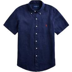 Linen Shirts Polo Ralph Lauren Classic Fit Linen Shirt - Newport Navy