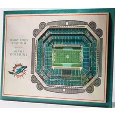 YouTheFan Miami Dolphins Stadium Views 3D Wall Art