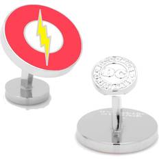 Enamel Cufflinks Cufflinks Inc Flash Logo Cufflinks - Silver/Red/Yellow