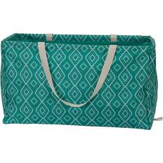 Top Handle Fabric Tote Bags Household Essentials Hamper Tote Bag - Teal