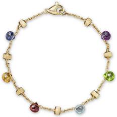 Yellow Bracelets Marco Bicego Paradise Single Strand Bracelet - Gold/Quartz/Multicolour