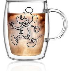 Oven Safe Cups & Mugs Joyjolt Mickey & Pluto Aroma Cup & Mug 15.969cl 2pcs