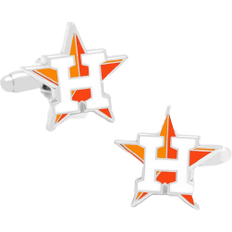 Silver Plated Cufflinks Cufflinks Inc Houston Astros Cufflinks -Silver/Yellow/Orange/White