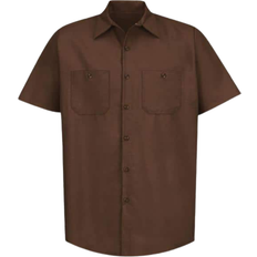 Industrial Work Shirt - Chocolate Brown