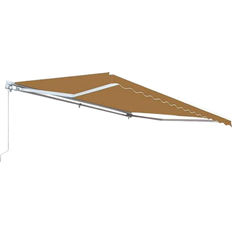 Aluminum Side Awnings Aleko Manual Patio Retractable Awning 13ft