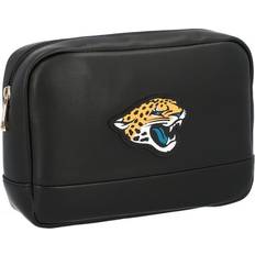 Black - Leather Cosmetic Bags Cuce Jacksonville Jaguars Cosmetic - Black