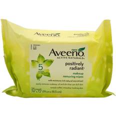 Aveeno Positively Radiant Makeup Removing Face Wipes 25-pack