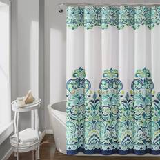 Turquoise Shower Curtains Lush Decor Clara