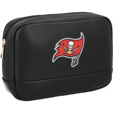 Black - Leather Cosmetic Bags Cuce Tampa Bay Buccaneers Cosmetic - Black