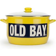 Ceramic Hob Stockpots Golden Rabbit Old Bay with lid 4.5 gal 18 "