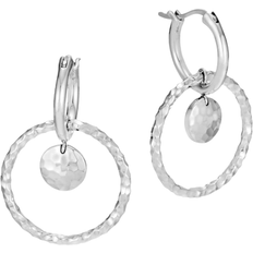 John Hardy Sterling Silver Dot Interlink Drop Earrings