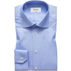 Eton contemporary fit | Eton Contemporary Fit Houndstooth Shirt - Light Blue