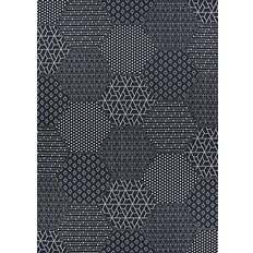 Grey indoor outdoor carpet Couristan Afuera Anode Black, Grey 238.76x304.8cm