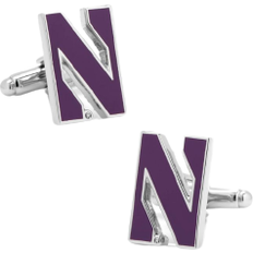 Metal Cufflinks Cufflinks Inc Northwestern University Cufflinks - Silver/Purple