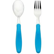 Plast Barnbestick Innobaby Din Din SMART Plastic Spoon & Fork Set