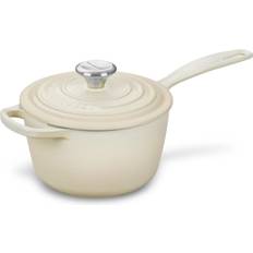 Beige Other Sauce Pans Le Creuset Meringue Signature with lid 1.65 L 15.875 cm