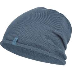 Buff Knitted Beanie - Lekey Ensign Blue