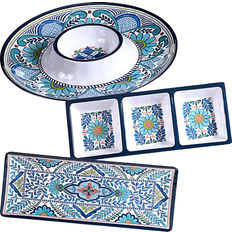 Certified International Talavera Hostess Serving Set Serving 3pcs