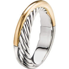 Gold Rings David Yurman The Crossover Collection - Silver/Gold