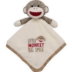 Comforter Blankets Baby Starters Sock Monkey Snuggle Buddy with Blanket