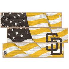 Fan Creations San Diego Padres 3-Plank Team Flag