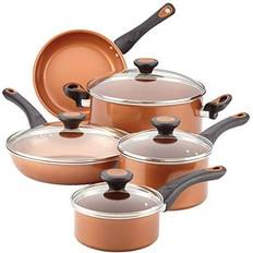 Cookware Farberware Glide Cookware Set with lid 12 Parts