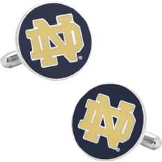 Women Cufflinks Cufflinks Inc Notre Dame University Cufflinks - Silver/Blue/Yellow