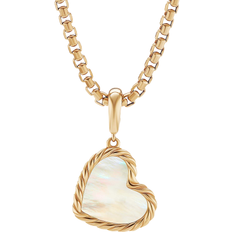 Mother of Pearl Charms & Pendants David Yurman Elements Heart Amulet Pendant - Gold/White