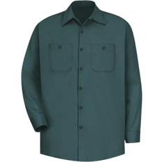 Wrinkle-Resistant Work Shirt - Spruce Green