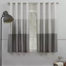 Curtains & Accessories Exclusive Home Chateau Striped Faux Silk 137.16x243.84cm