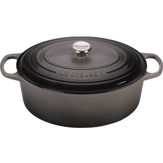 Le Creuset Oyster Signature Oval with lid 8.99 L