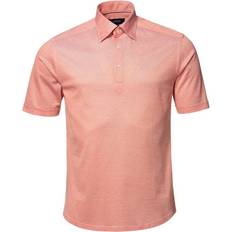 Eton Polo Shirts Eton Contemporary Fit Piqué Polo Shirt - Orange