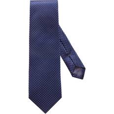Geometric Silk Tie - Blue