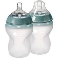 Tommee Tippee Baby Bottle Tommee Tippee Soft Silicone Clear Baby Bottle 260ml 2-pack