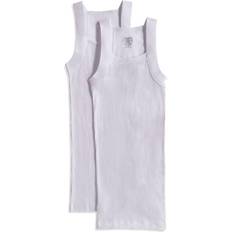 Men - Slim Tank Tops 2(X)IST Essential Square-Cut Tank 2-Pack - White New Logo