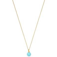 Turquoise Necklaces Marco Bicego Africa Boule Pendant Necklace - Gold/Turquoise