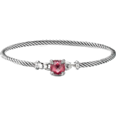 Red Bracelets David Yurman Chatelaine Bracelet - Silver/Rhodolite Garnet/Diamonds