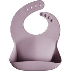 Silicone Baby Bib Pale Mauve