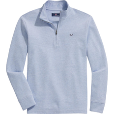 Vineyard Vines Saltwater Quarter Zip Performance - White Cap/Marlin