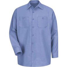 Red Kap Long-Sleeve Work Shirt - Light Blue