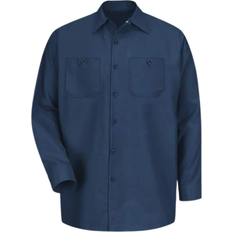 XXS Shirts Red Kap Long-Sleeve Work Shirt - Navy