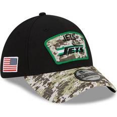 Soccer Caps New Era New York Jets 2021 Salute To Service 39THIRTY Flex Hat Men - Black/Camo