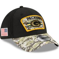 Fußball - Herren Caps New Era Green Bay Packers 2021 Salute To Service 39THIRTY Flex Hat Men - Black/Camo