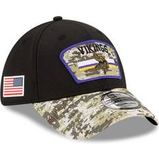 New Era Minnesota Vikings 2021 Salute To Service 39THIRTY Flex Hat Men - Black/Camo