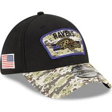 Soccer Caps New Era Baltimore Ravens 2021 Salute To Service 39THIRTY Flex Hat Men - Black/Camo