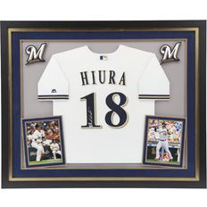 Fanatics Milwaukee Brewers Framed Autographed Keston Hiura Replica Jersey