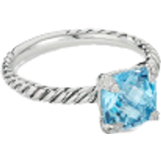 David Yurman Chatelaine Ring - Silver/Topaz/Diamonds