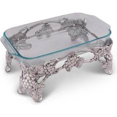 Argent Plateaux de service Arthur Court Designs Elevated Grape 3-Quart Pyrex Holder Plateau de service